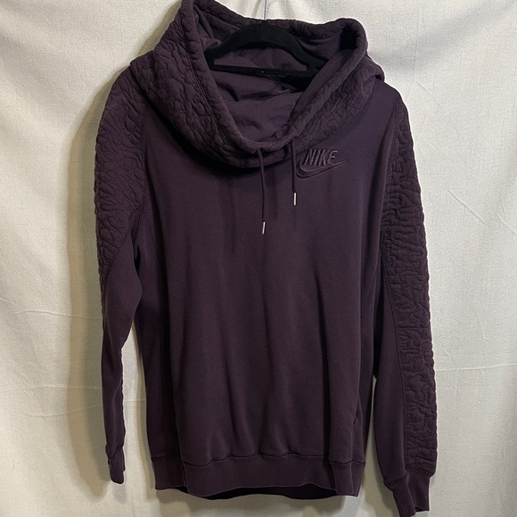 Nike Tops - Nike Men's Dark Purple Quilted Sweater